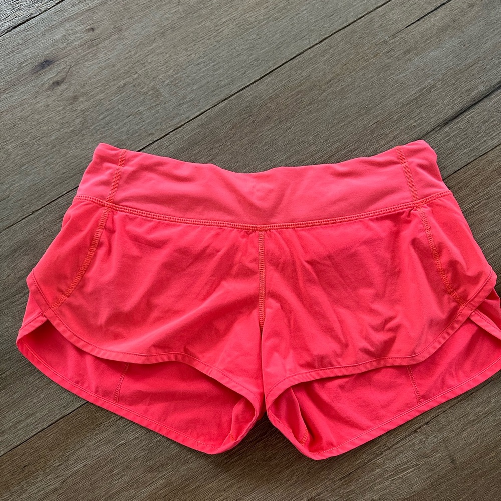Lululemon Women's Coral Athletic Shorts